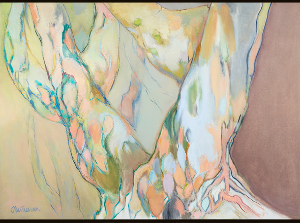 High Tide Painting &copy; Paula Martesian