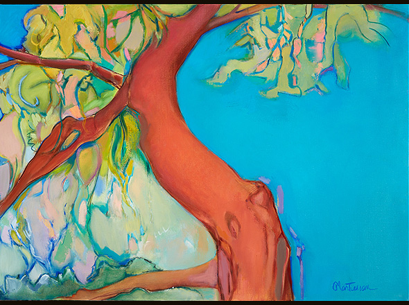 High Tide Painting &copy; Paula Martesian