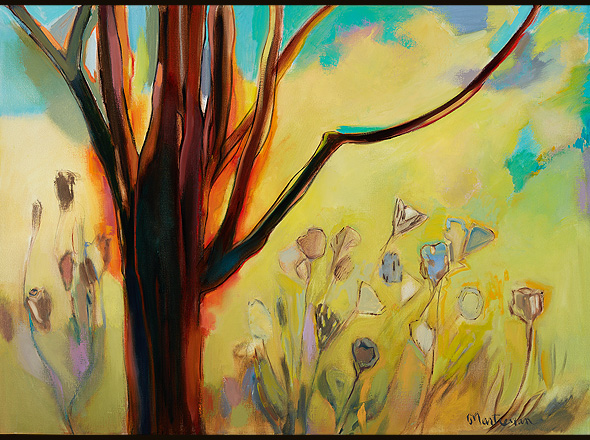 High Tide Painting &copy; Paula Martesian
