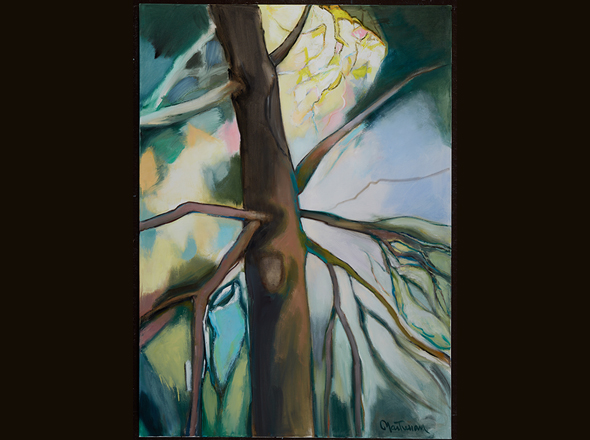White Pine Painting &copy; Paula Martesian