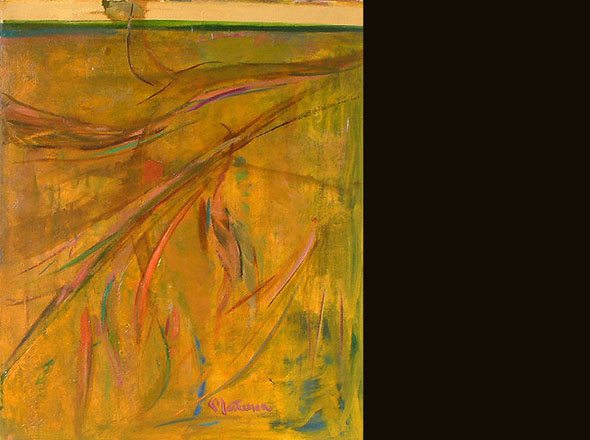 Shadow Branches Painting &copy; Paula Martesian