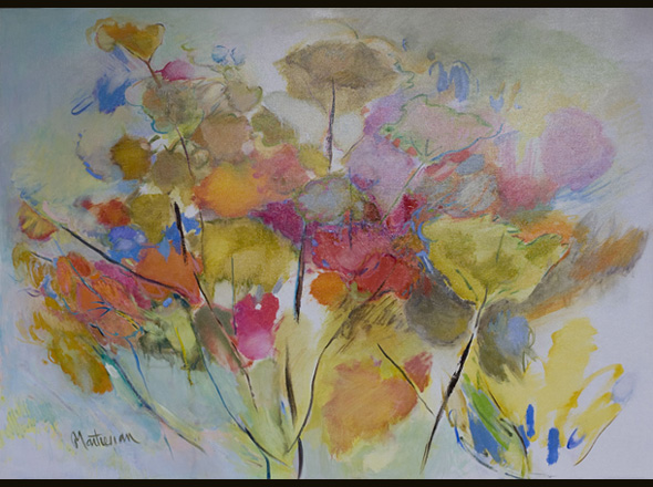 Halsey Street Maple2 Painting &copy; Paula Martesian